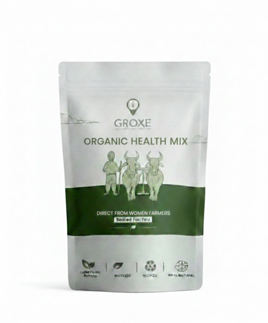 Women Farmer Sprouted Organic Health Mix – Traditional Multi-Grain Blend from Muthur, Erode | No Added Sugar | 100% Natural (250 g)